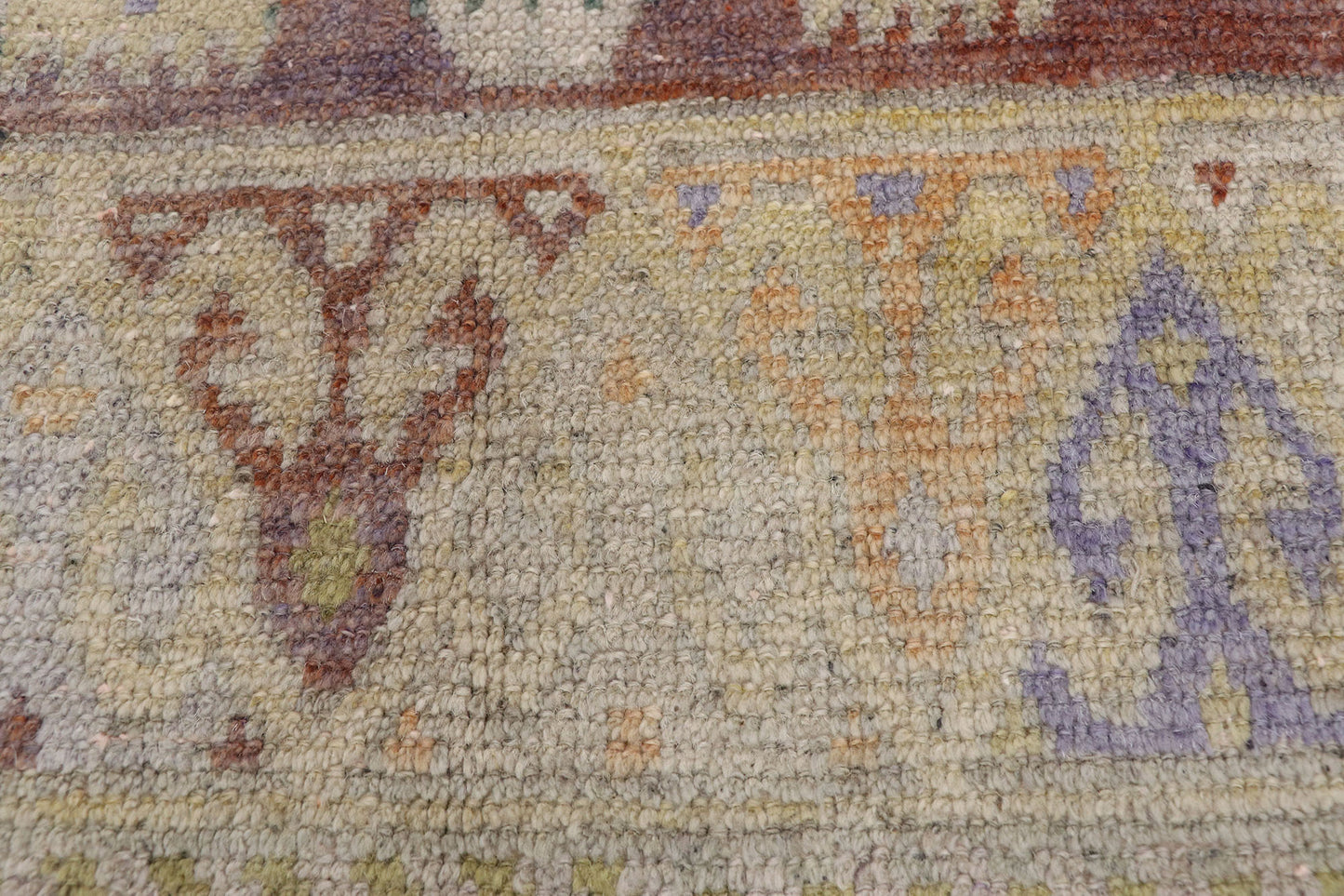 4 x 11 Vintage Turkish Oushak Rug 52757