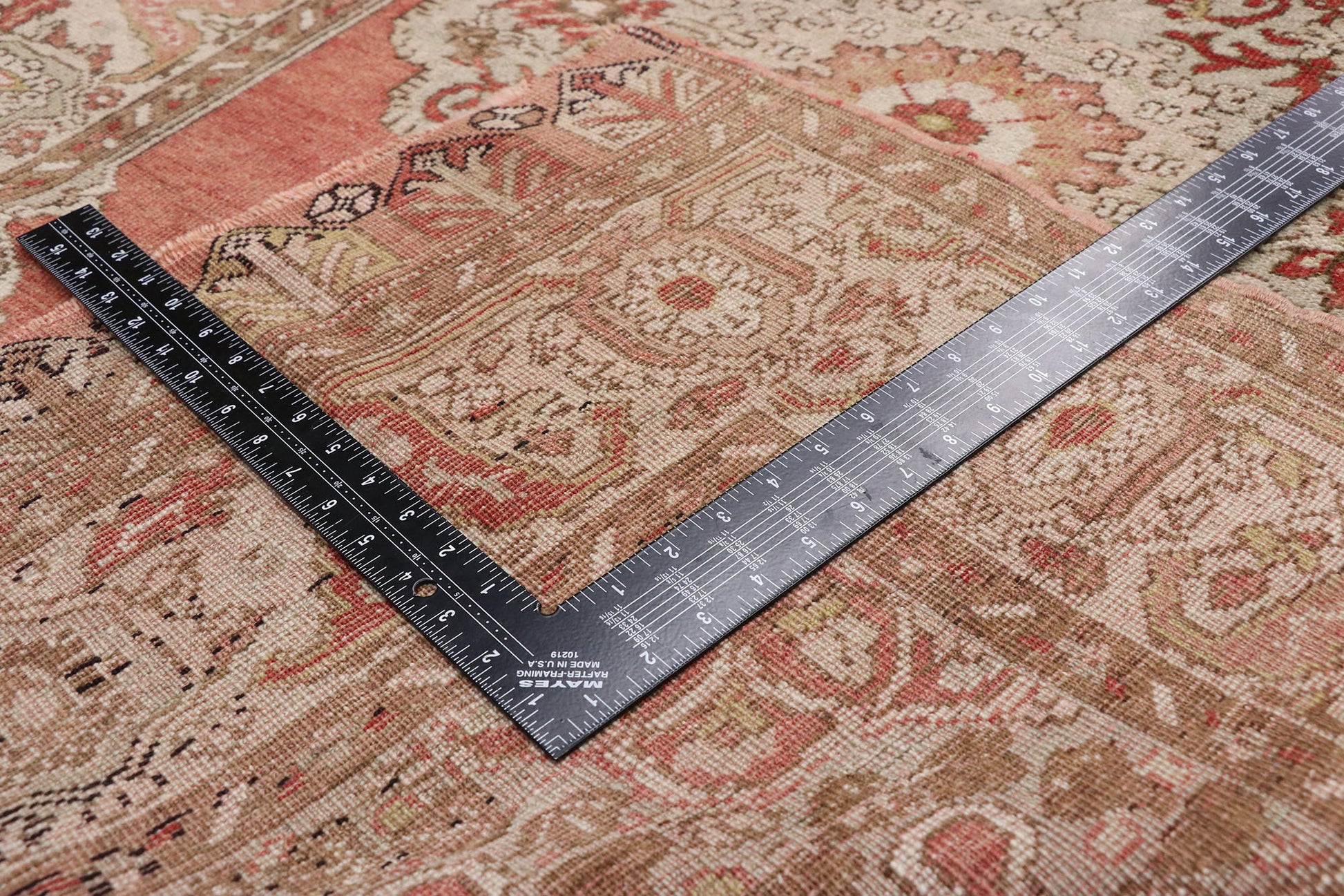 4 x 12 Vintage Turkish Oushak Runner 52759