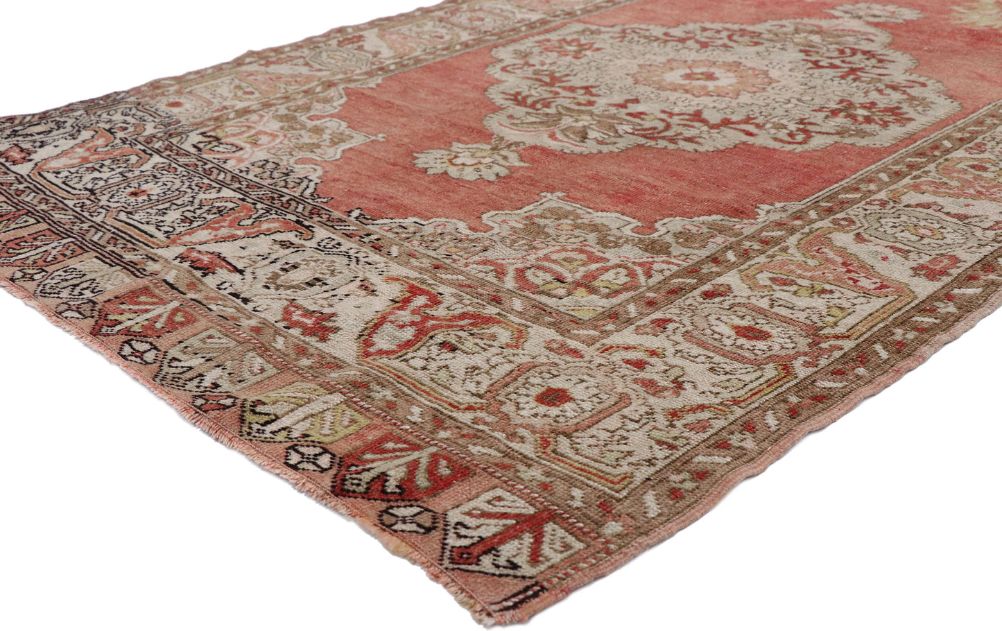 4 x 12 Vintage Turkish Oushak Runner 52759