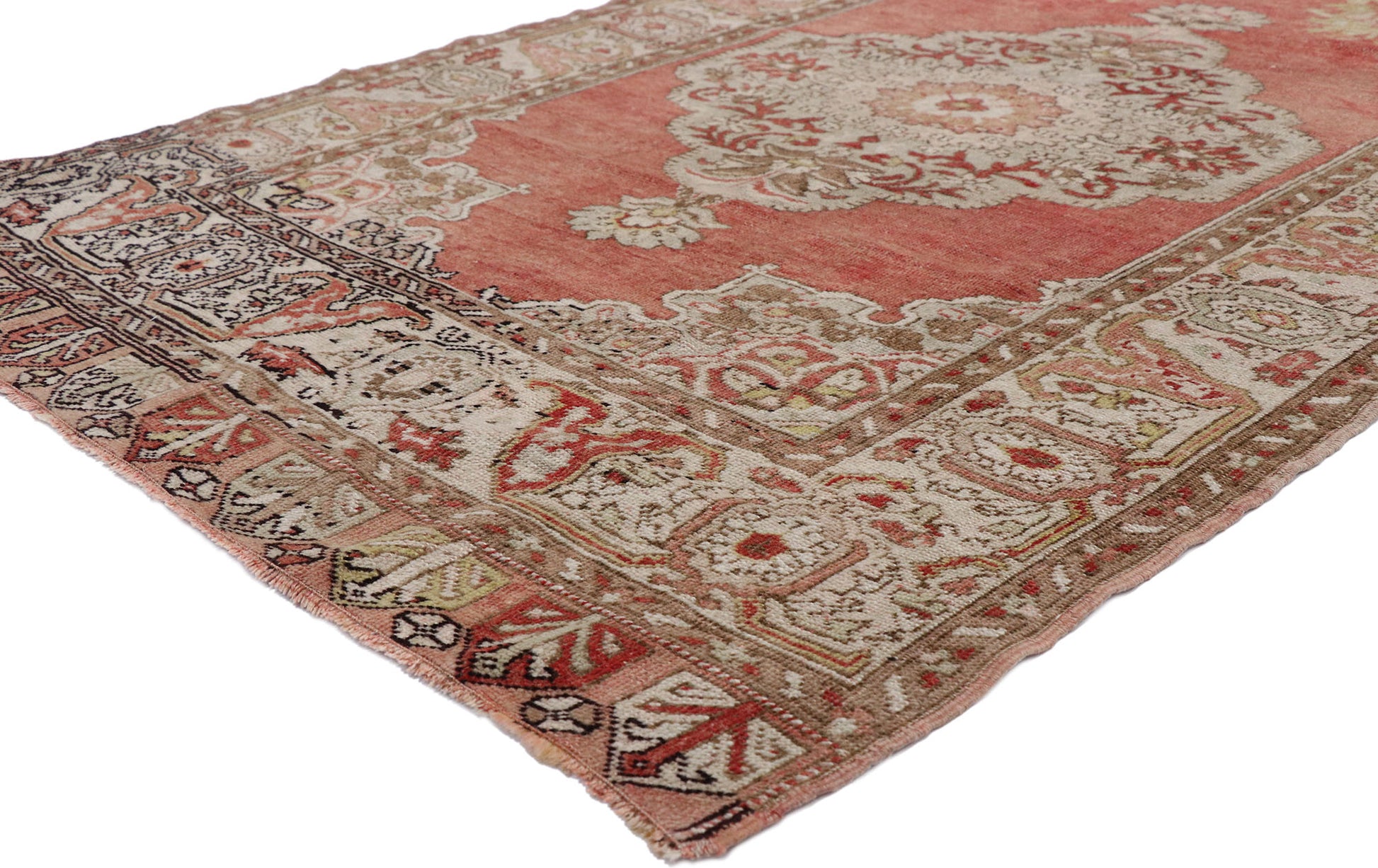 4 x 12 Vintage Turkish Oushak Runner 52759