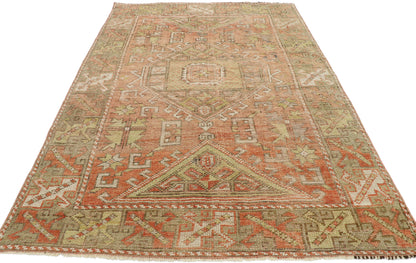 4 x 6 Vintage Oushak Rug 52762