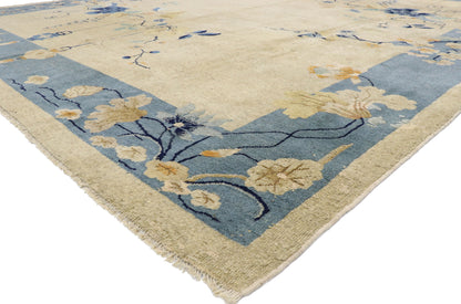 10 x 12 Antique Distressed Chinese Peking Rug 52764