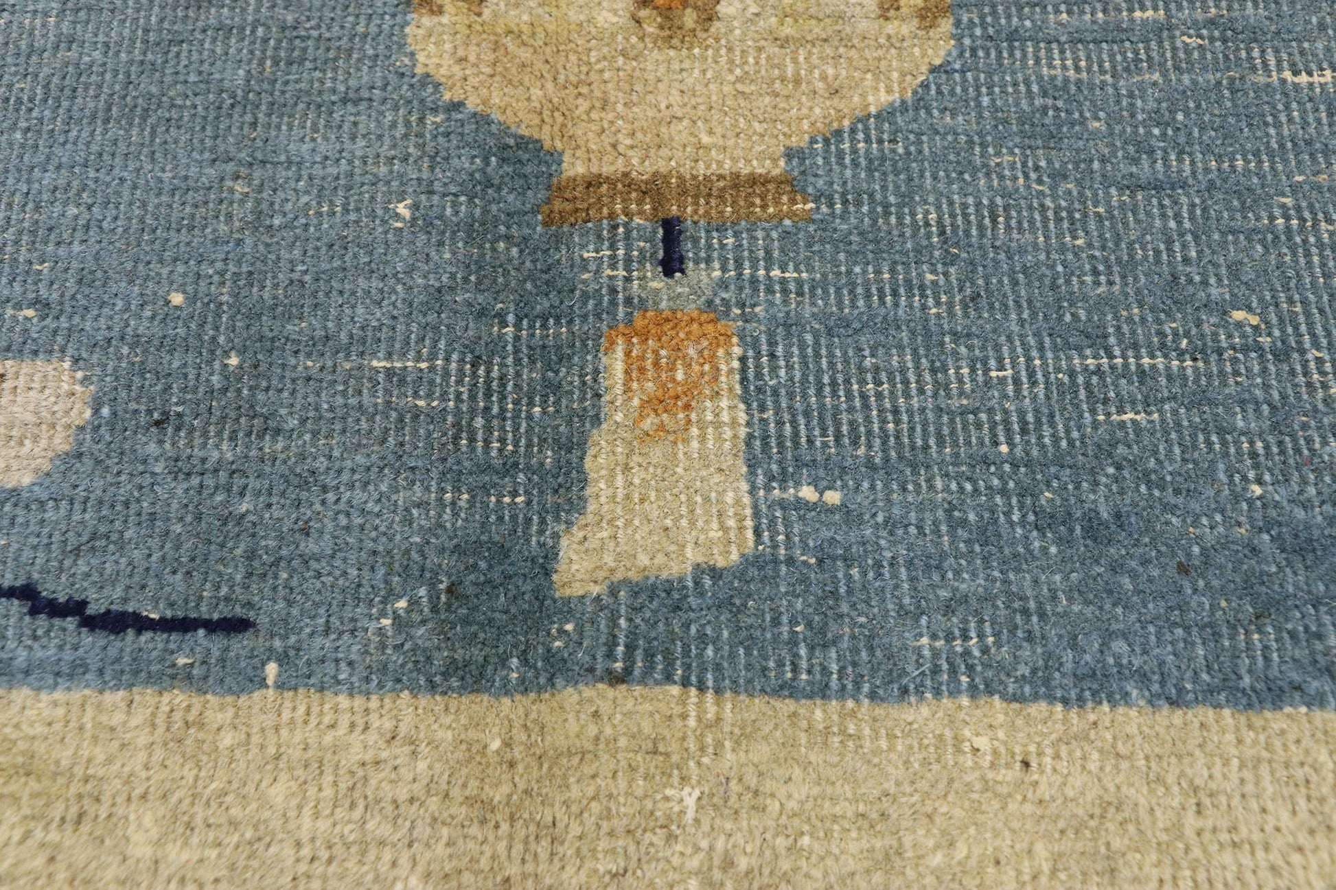 10 x 12 Antique Distressed Chinese Peking Rug 52764