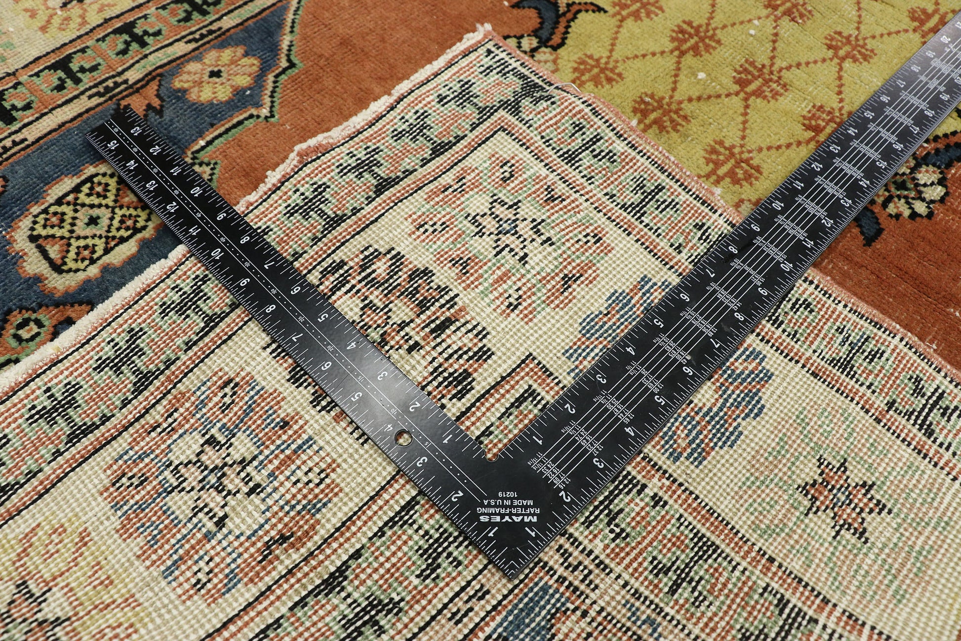 4 x 6 Vintage Oushak Rug 52767