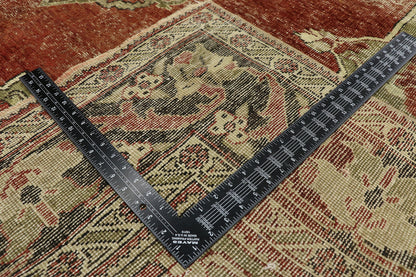7 x 11 Vintage Turkish Oushak Rug 52768