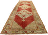 4 x 11 Vintage Turkish Oushak Rug 52769