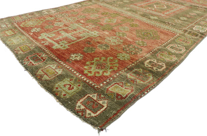4 x 15 Vintage Turkish Oushak Rug 52770