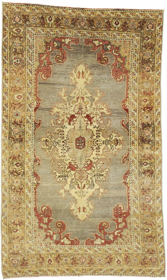 4 x 6 Vintage Oushak Rug 52771