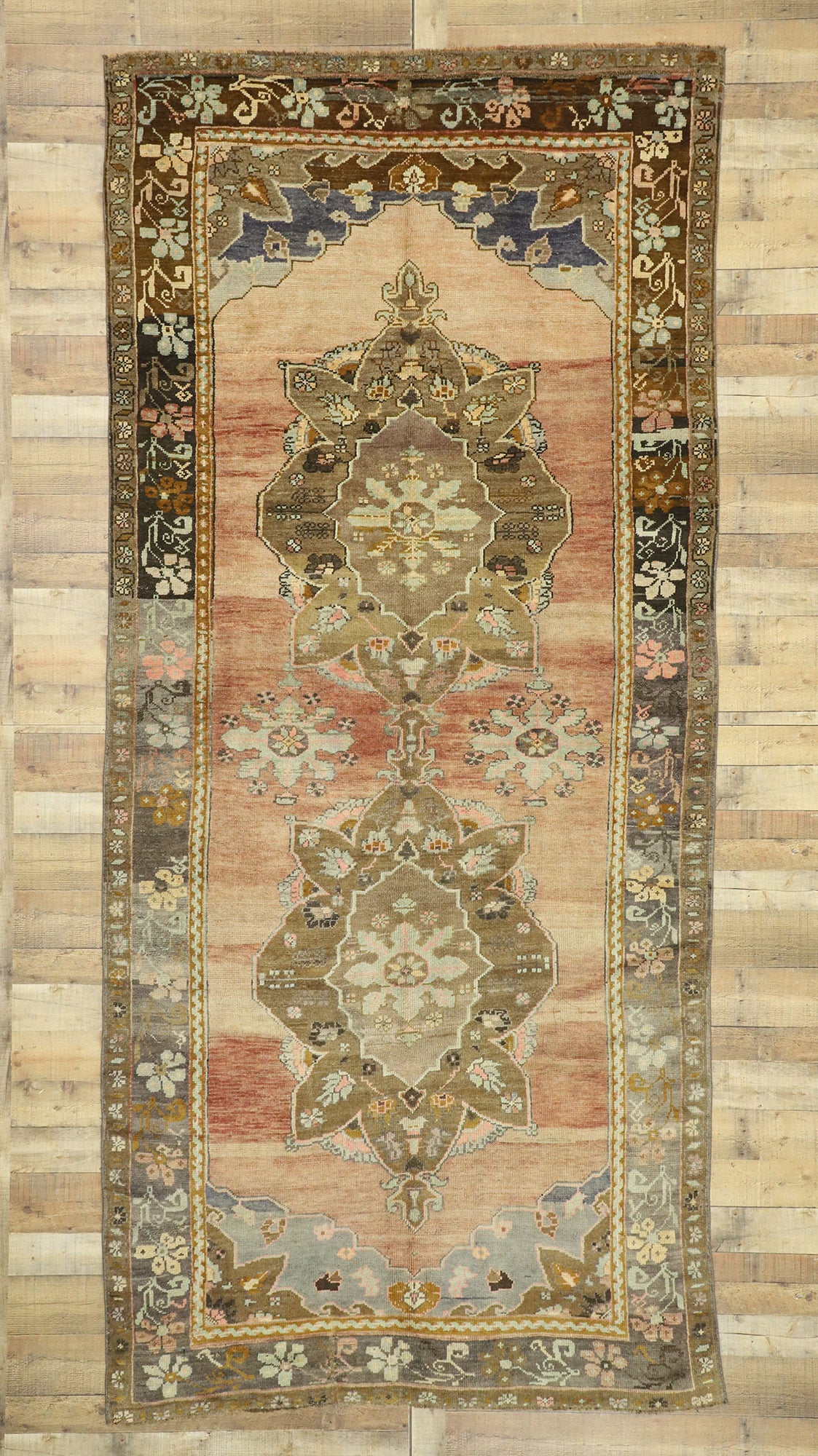 6 x 12 Vintage Oushak Rug 52776