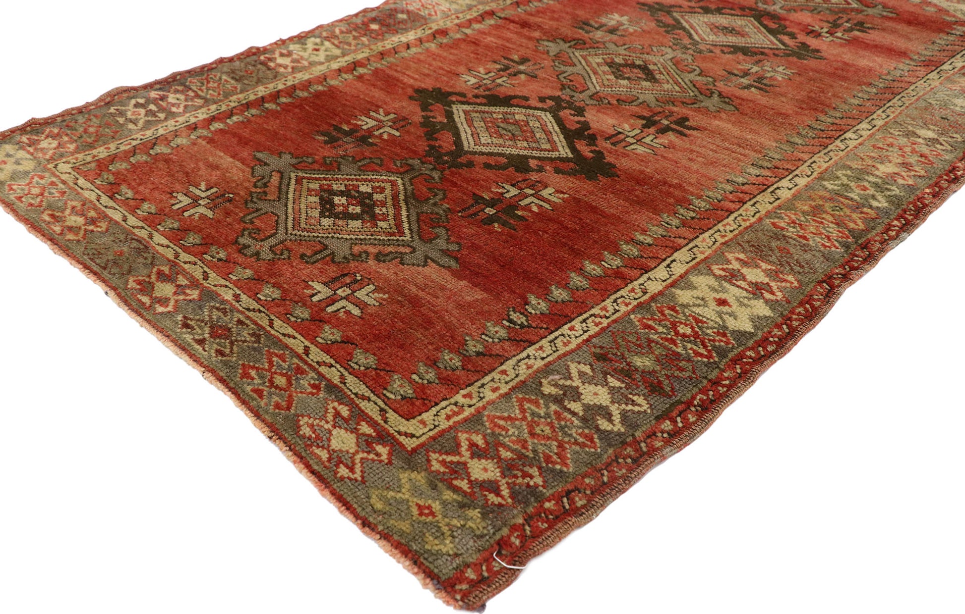 3 x 5 Vintage Oushak Rug 52777