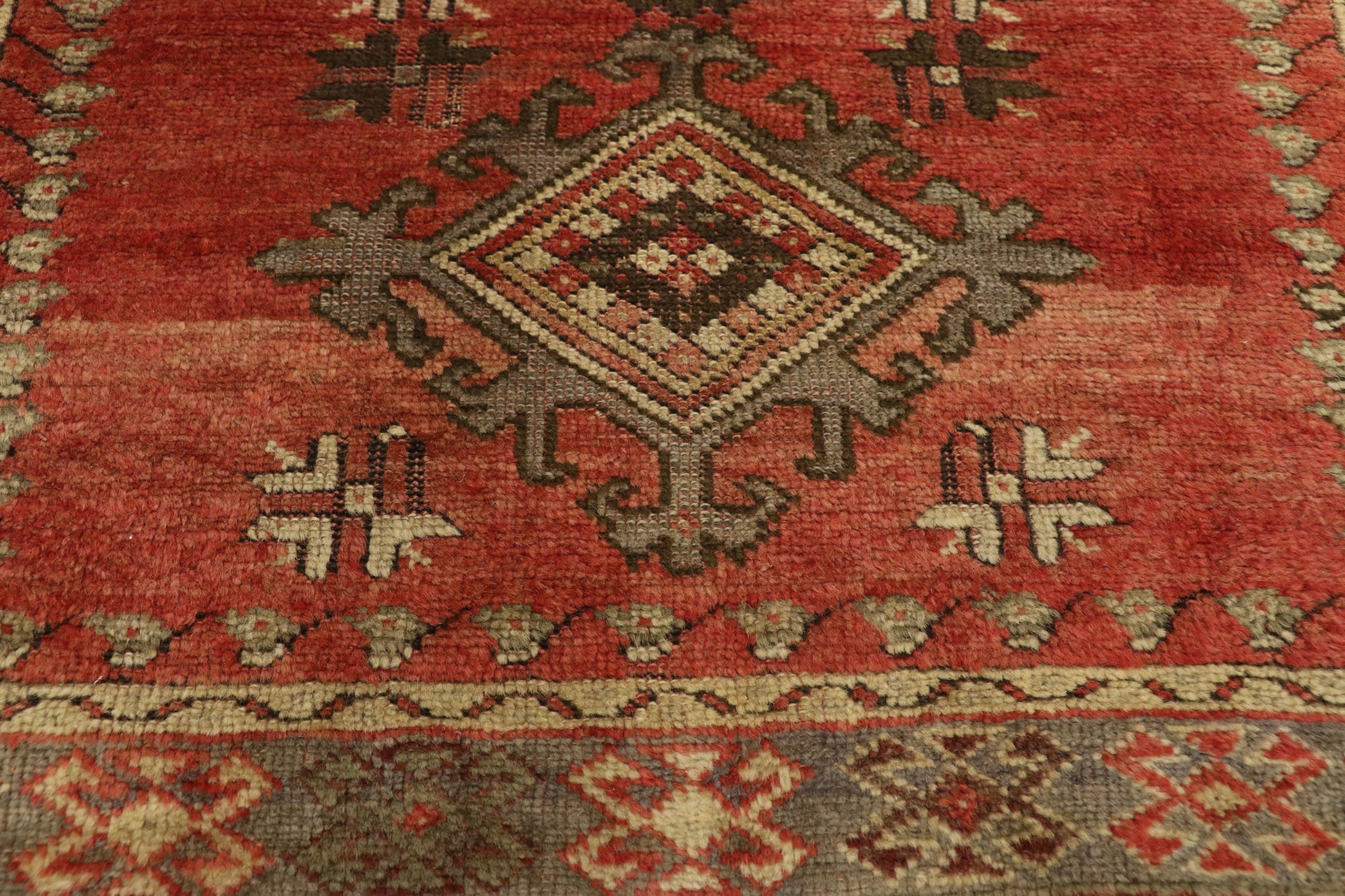 3 x 5 Vintage Oushak Rug 52777