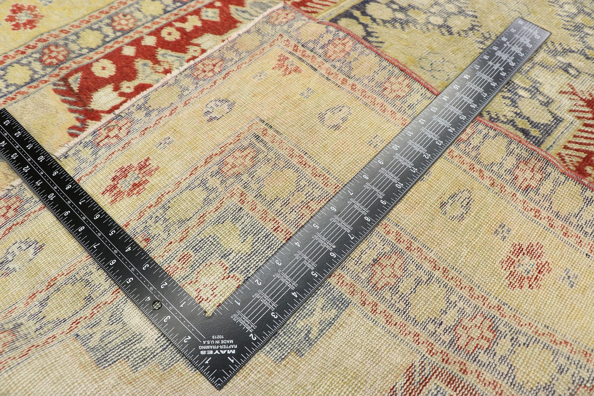 4 x 6 Vintage Turkish Oushak Rug 52778