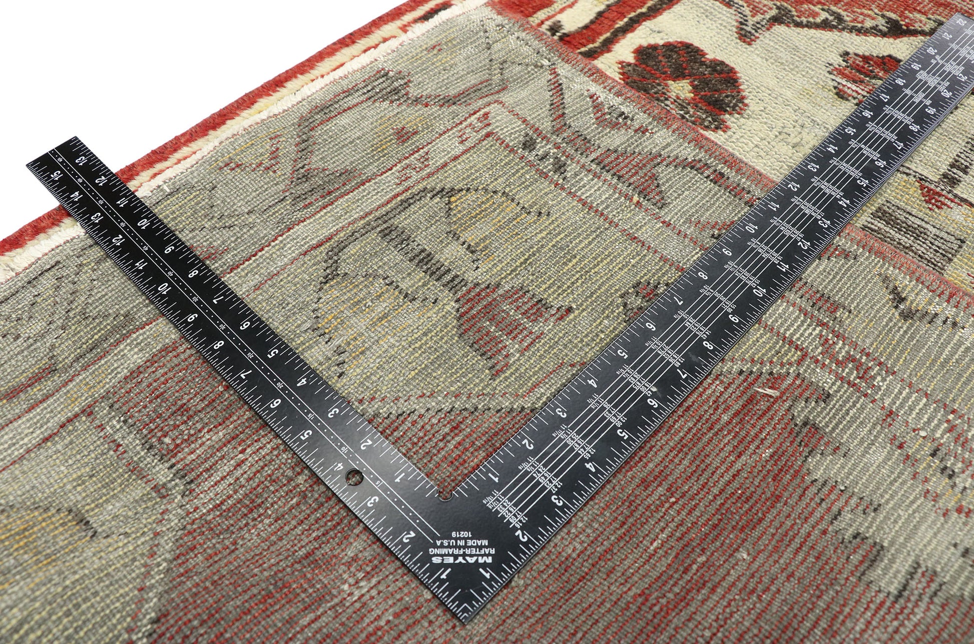 2 x 10 Vintage Turkish Oushak Runner 52779