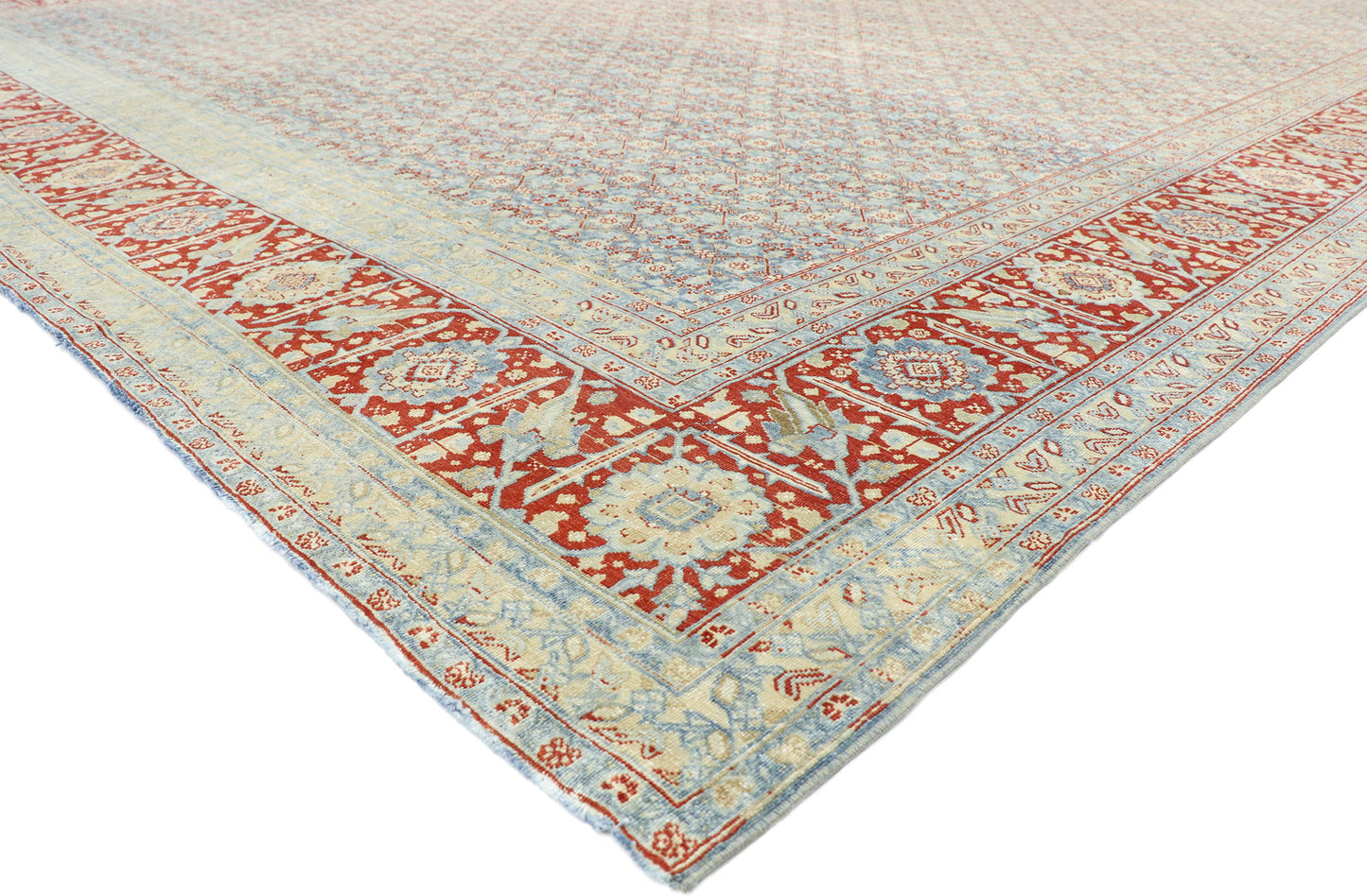 11 x 15 Vintage Persian Tabriz Rug 52781