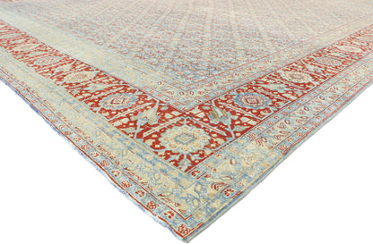 11 x 15 Vintage Persian Tabriz Rug 52781