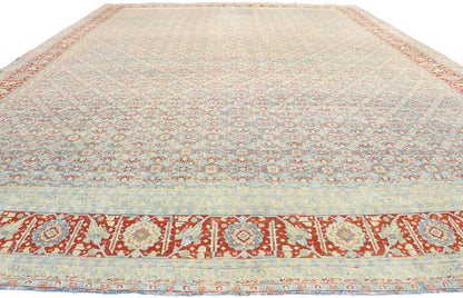 11 x 15 Vintage Persian Tabriz Rug 52781