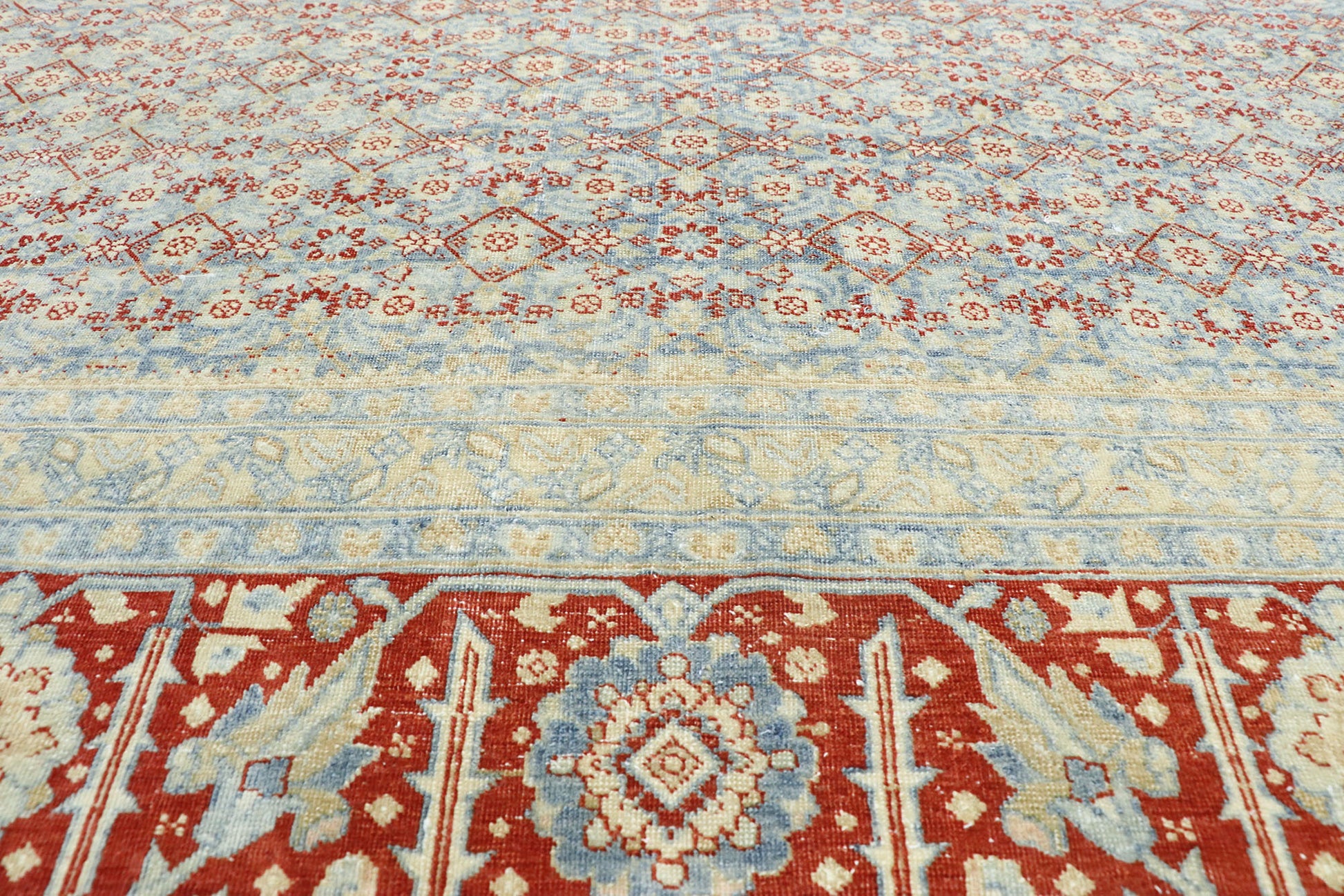 11 x 15 Vintage Persian Tabriz Rug 52781