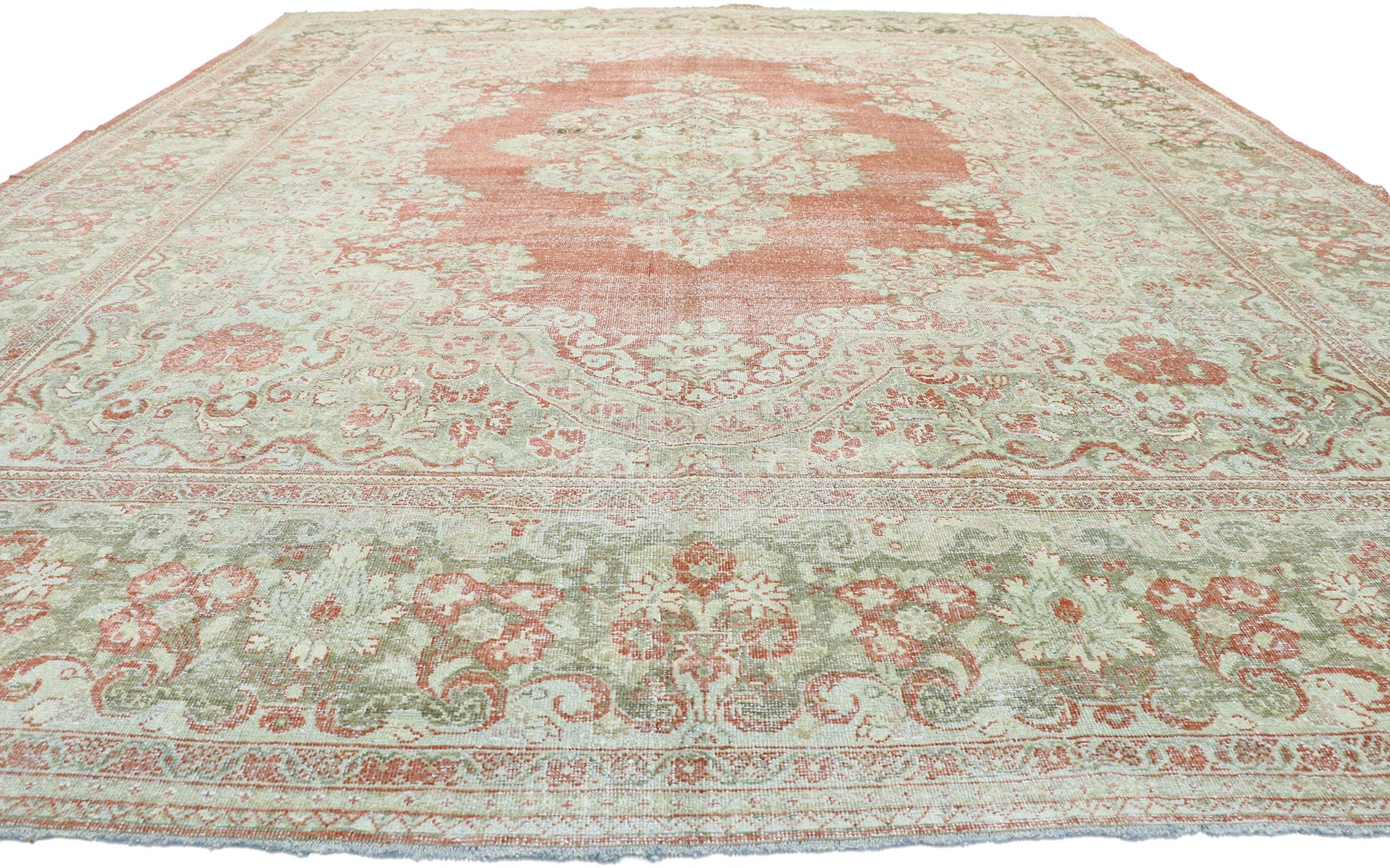 11 x 14 Vintage Oushak Rug 52782