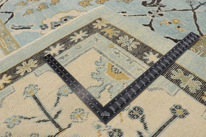 10 x 14 Contemporary Turkish Oushak Rug 52784
