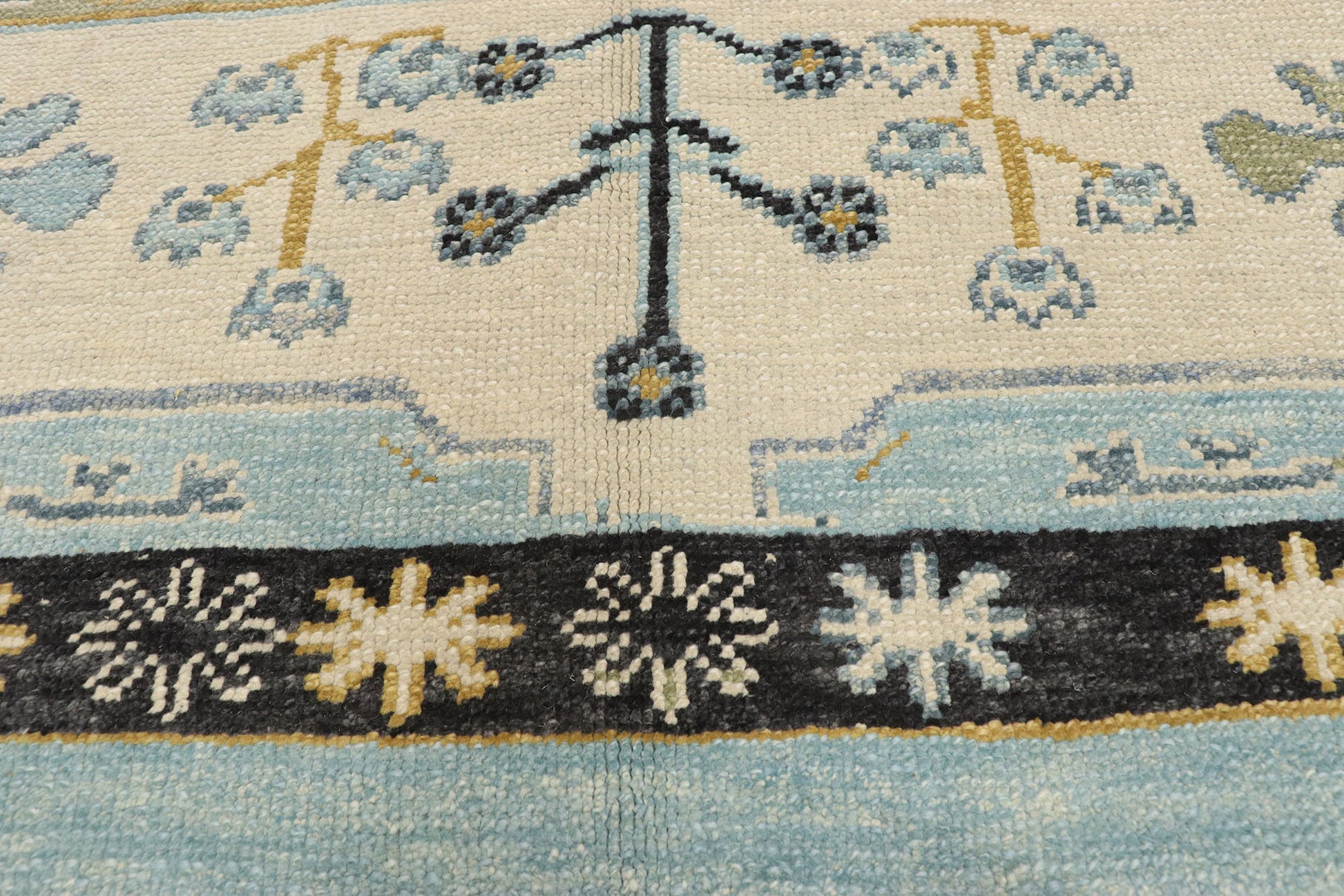 10 x 14 Contemporary Turkish Oushak Rug 52784