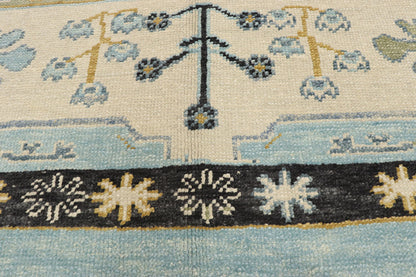 10 x 14 Contemporary Turkish Oushak Rug 52784