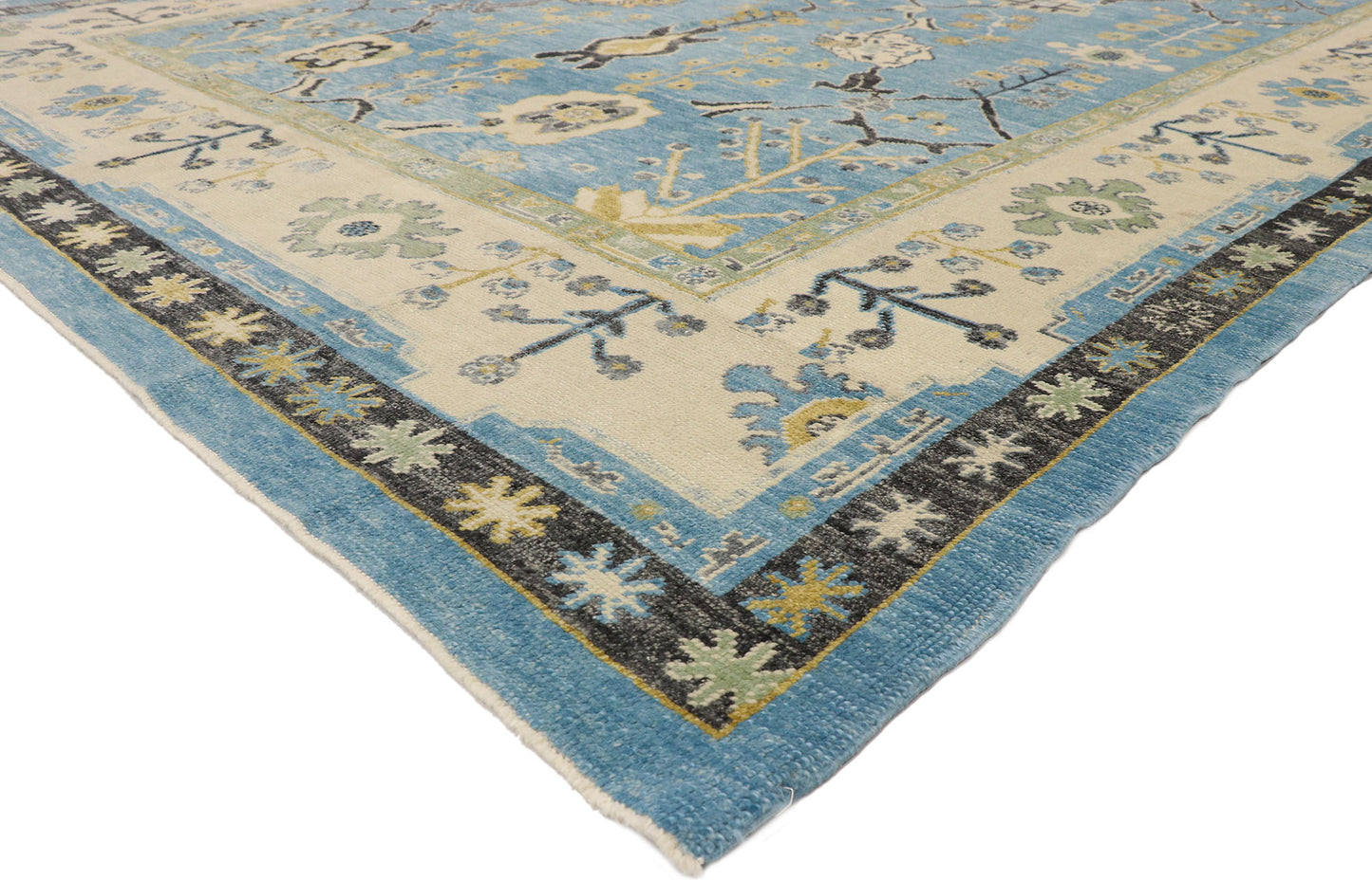 10 x 14 Colorful Turkish Oushak Rug 52785