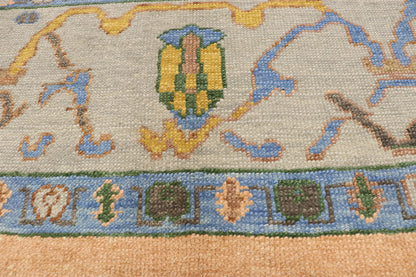 11 x 14 Contemporary Turkish Oushak Rug 52787