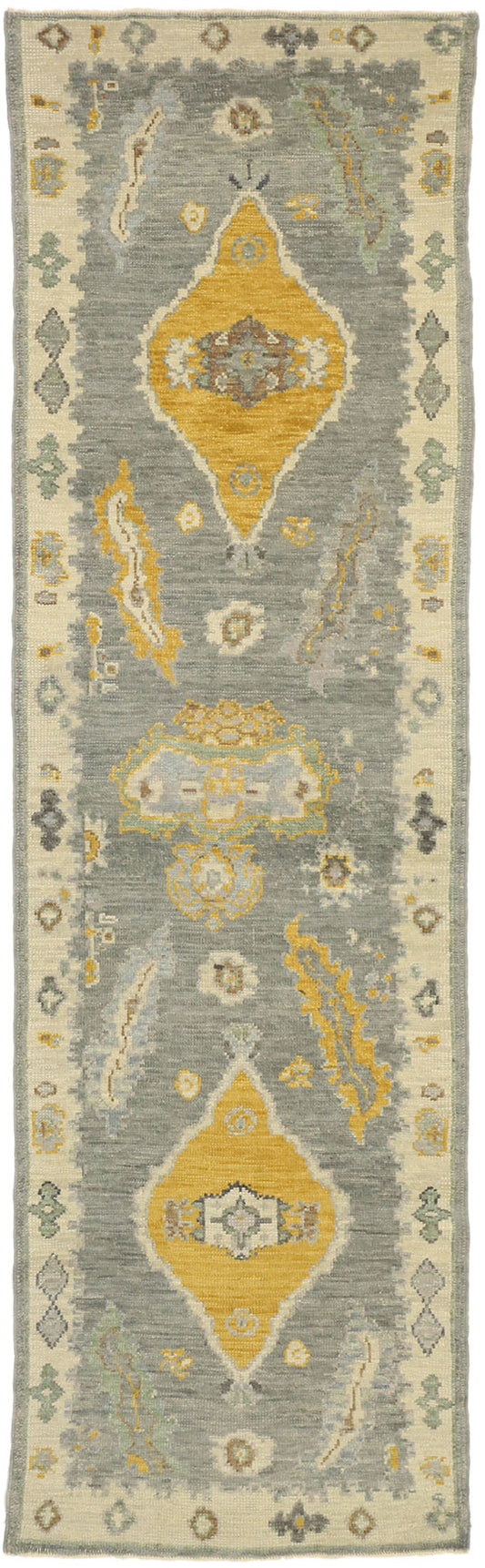 3 x 10 Contemporary Turkish Oushak Runner 52789