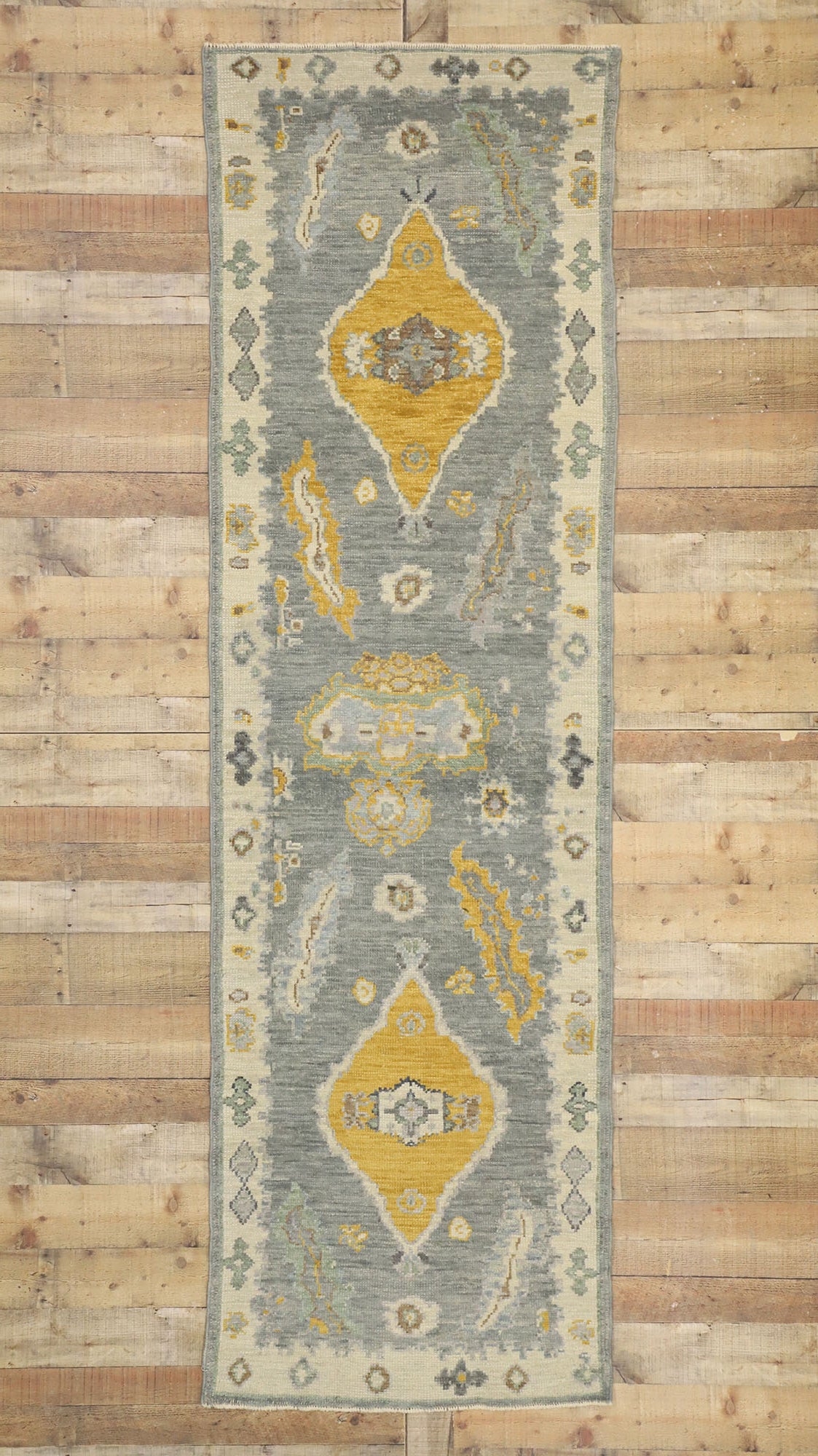 3 x 10 Contemporary Turkish Oushak Runner 52789