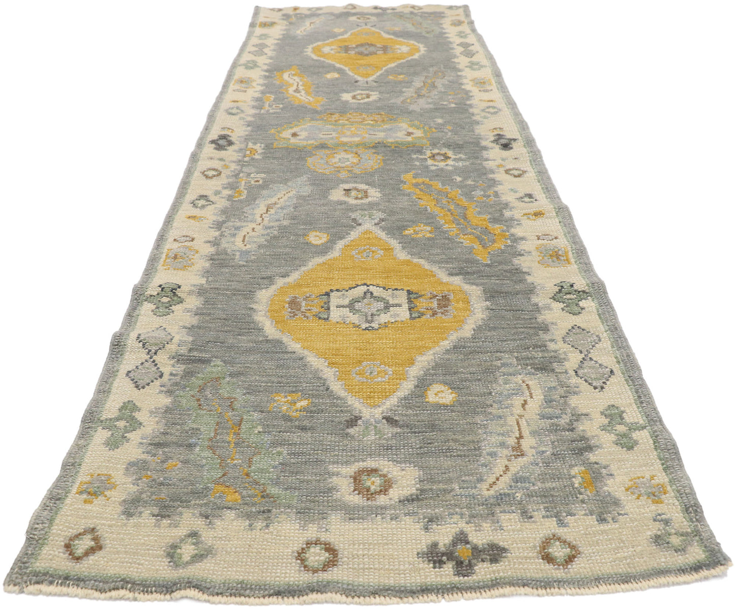 3 x 10 Contemporary Turkish Oushak Runner 52789