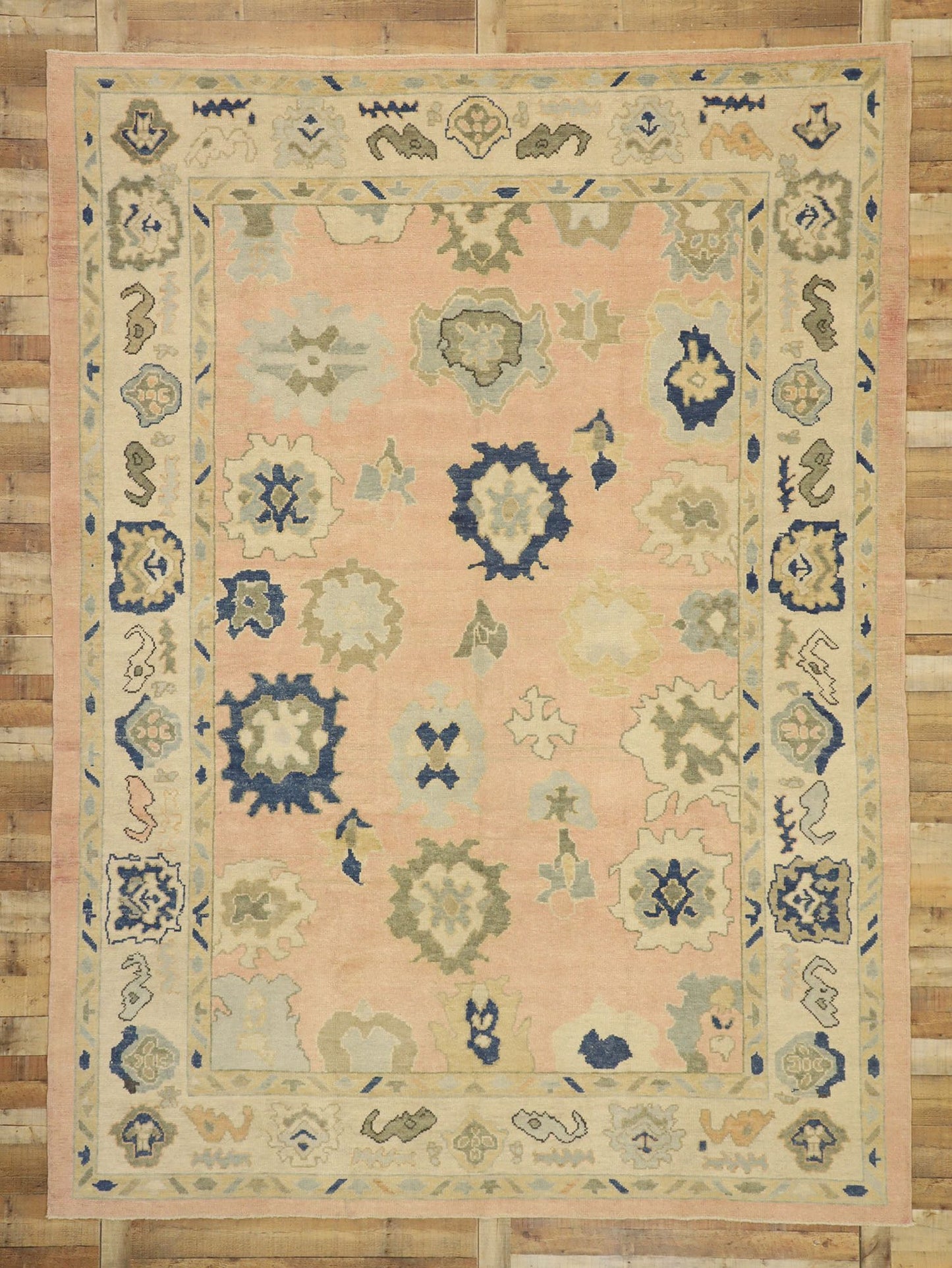 9 x 12 Contemporary Oushak Rug 52792