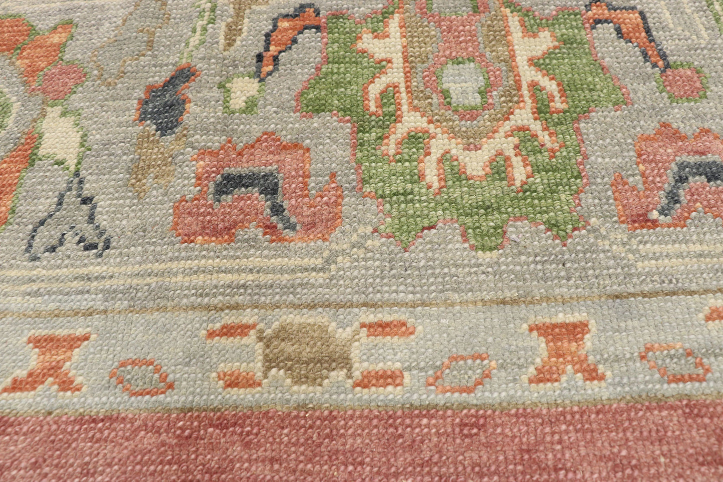 10 x 14 Contemporary Turkish Oushak Rug 52793