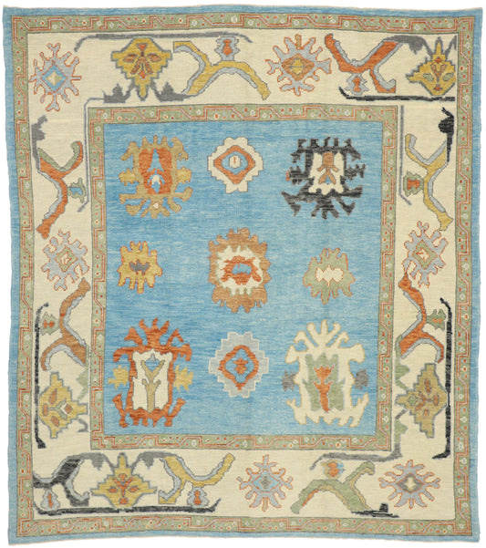 8 x 9 Contemporary Turkish Oushak Rug 52794