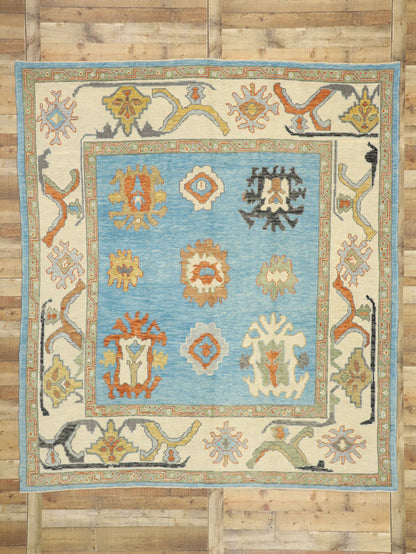 8 x 9 Contemporary Turkish Oushak Rug 52794