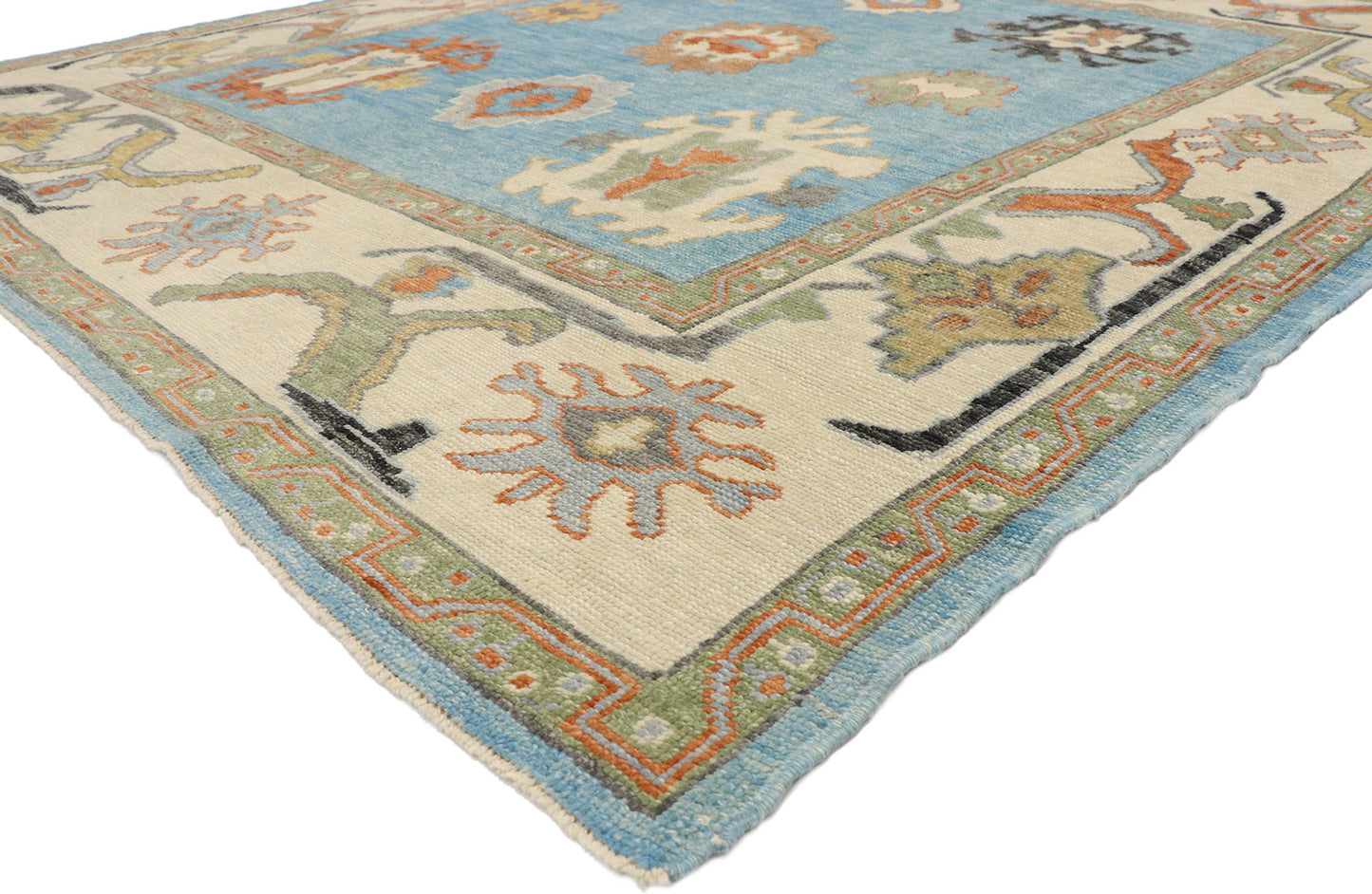 8 x 9 Contemporary Turkish Oushak Rug 52794