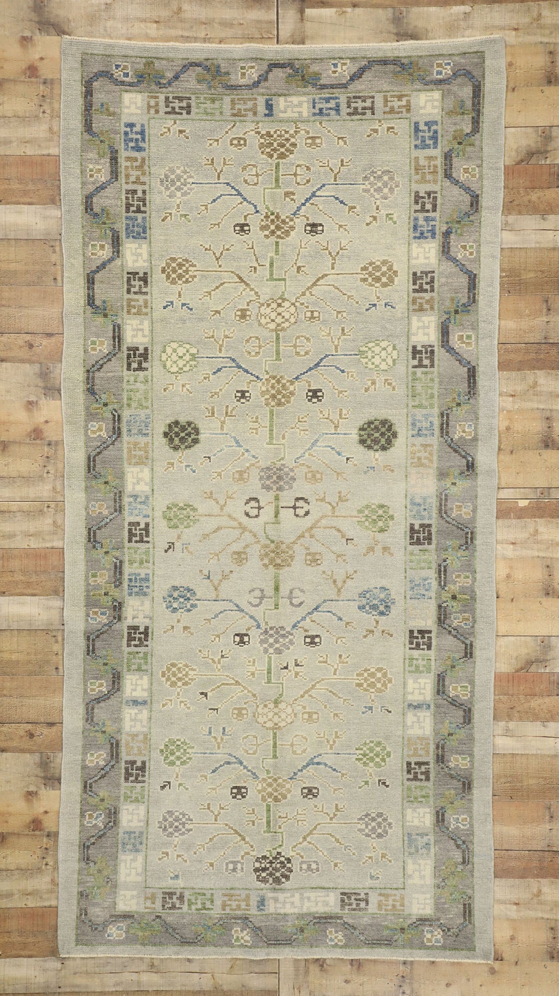 5 x 10 Khotan Pomegranate Rug 52795