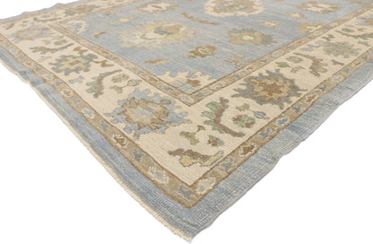 6 x 8 Transitional Turkish Oushak Rug 52797