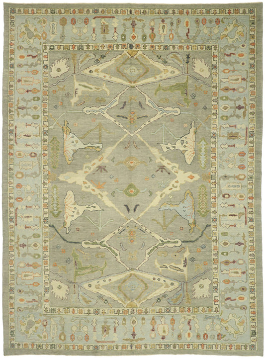 11 x 15 Contemporary Turkish Oushak Rug 52799