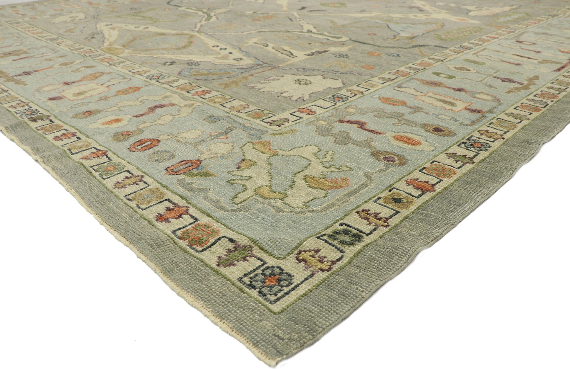 11 x 15 Contemporary Turkish Oushak Rug 52799