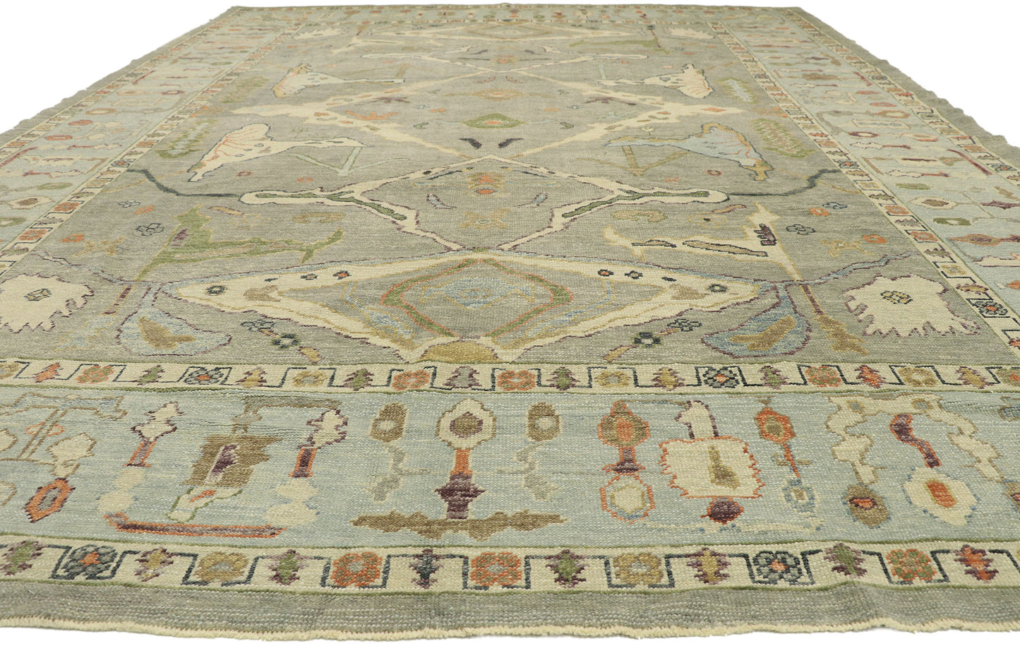 11 x 15 Contemporary Turkish Oushak Rug 52799