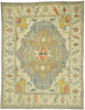 10 x 13 Earth-Tone Turkish Oushak Rug 52800