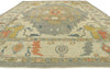 10 x 13 Earth-Tone Turkish Oushak Rug 52800