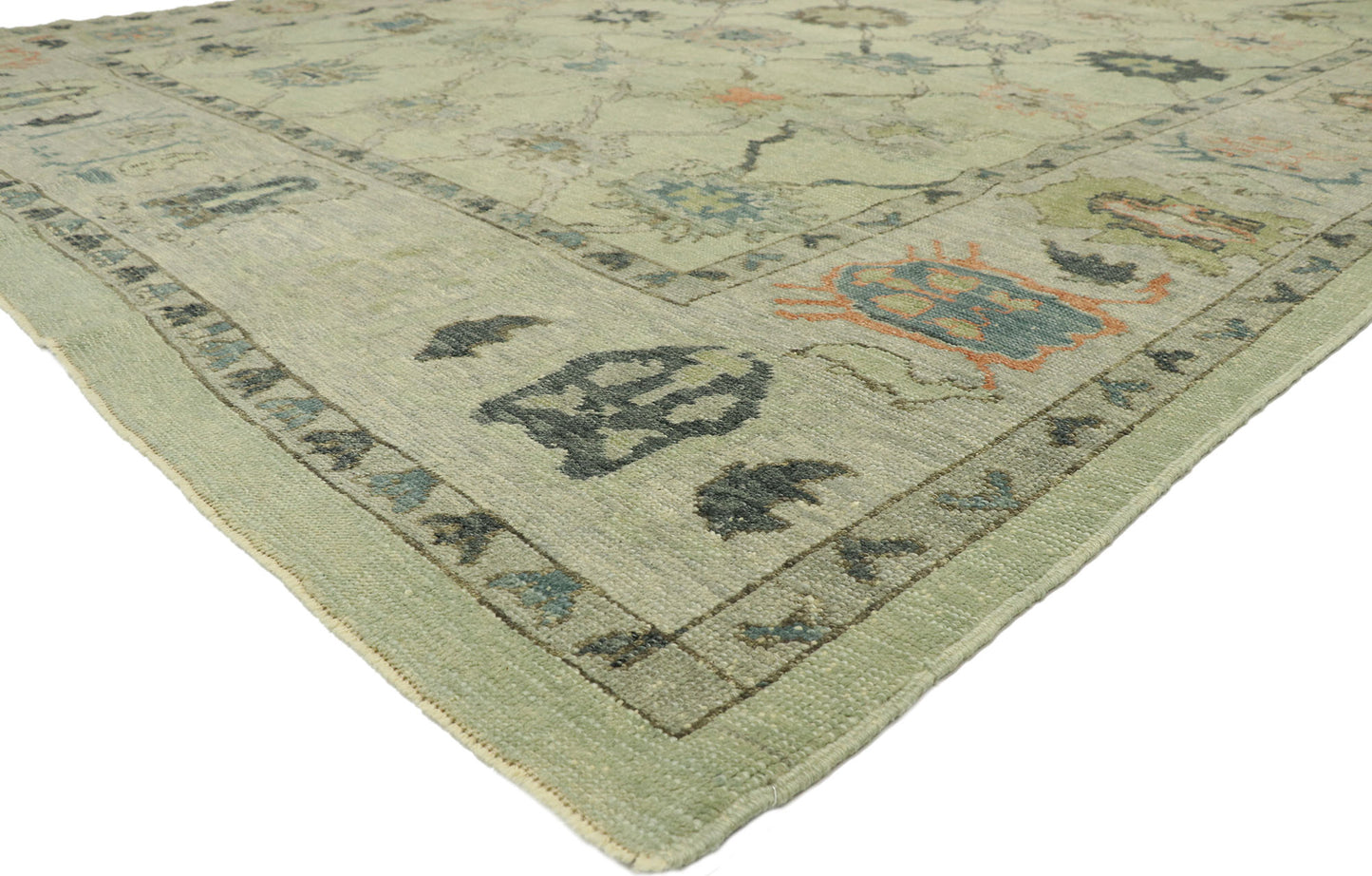 10 x 14 Modern Turkish Oushak Rug 52801