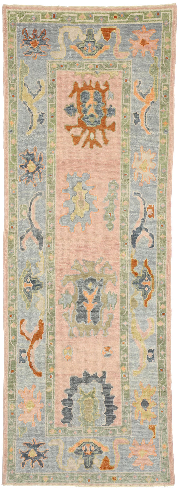3 x 8 Contemporary Turkish Oushak Runner 52804