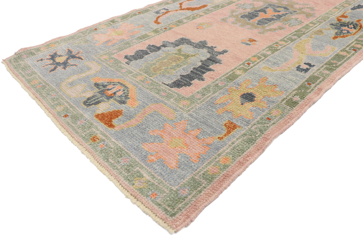 3 x 8 Contemporary Turkish Oushak Runner 52804