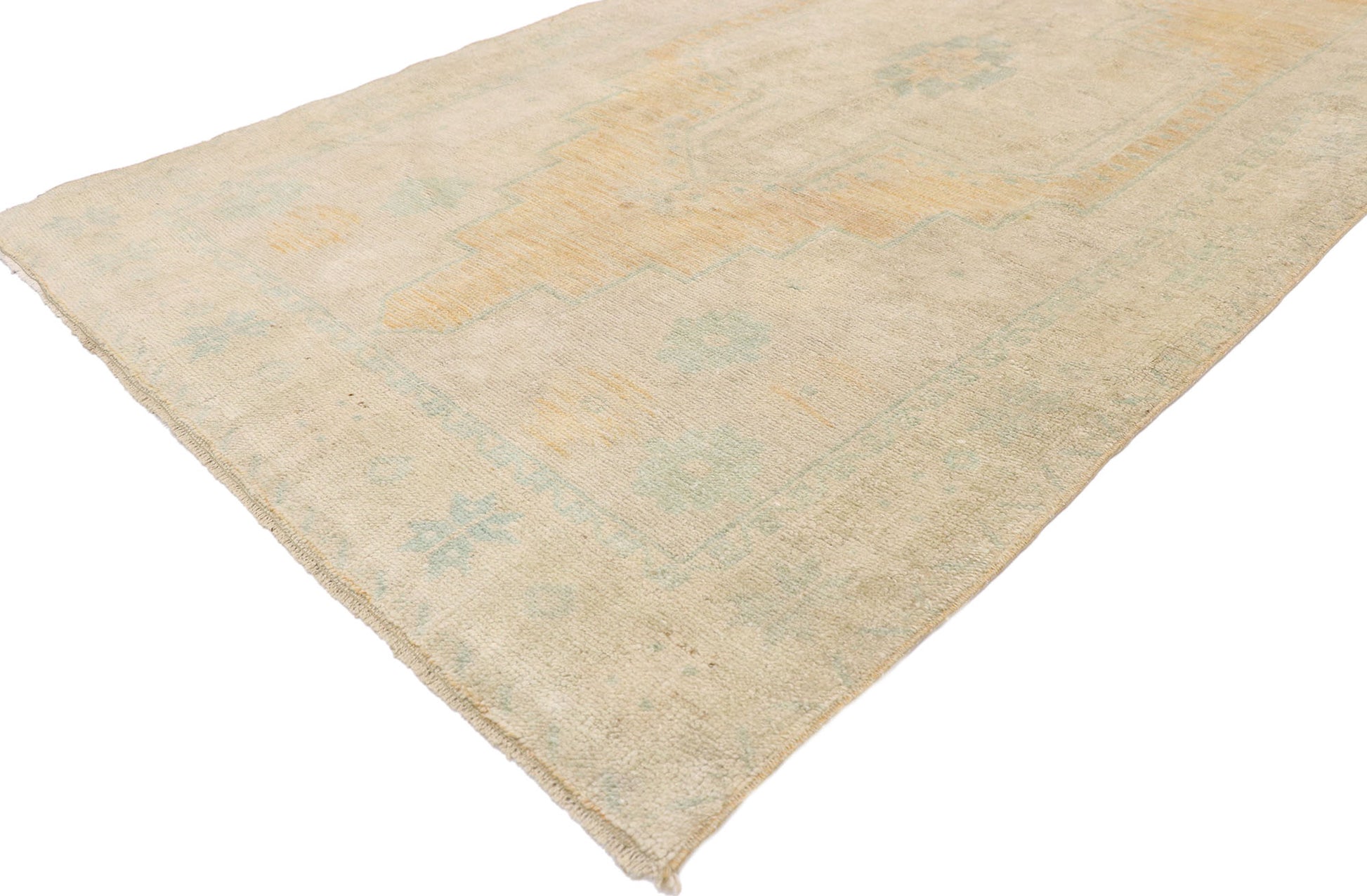 3 x 9 Vintage Turkish Oushak Runner 52807