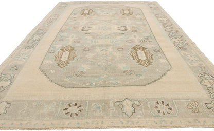 6 x 10 Vintage Turkish Oushak Rug 52808