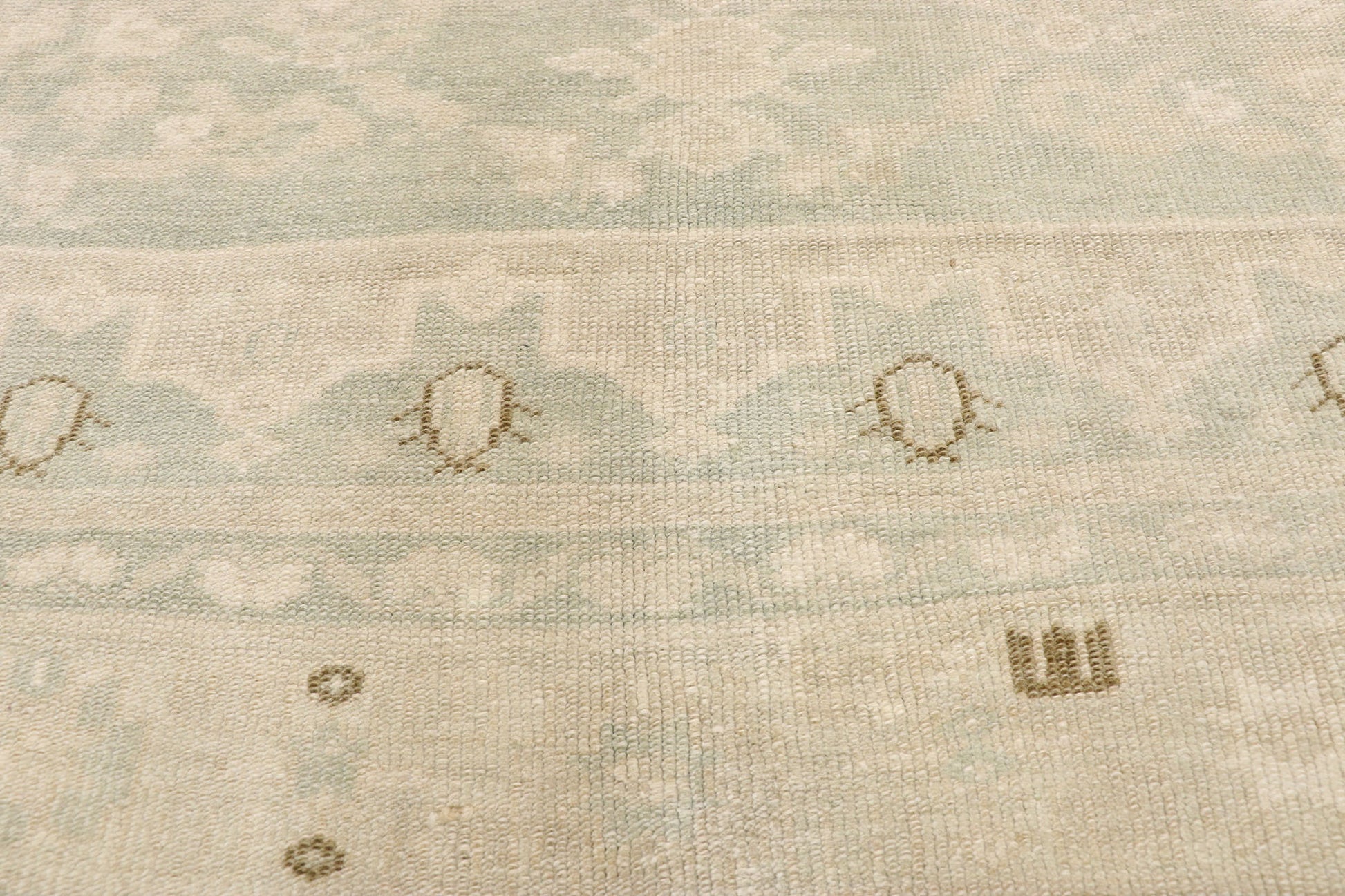 6 x 9 Vintage Turkish Oushak Rug 52809