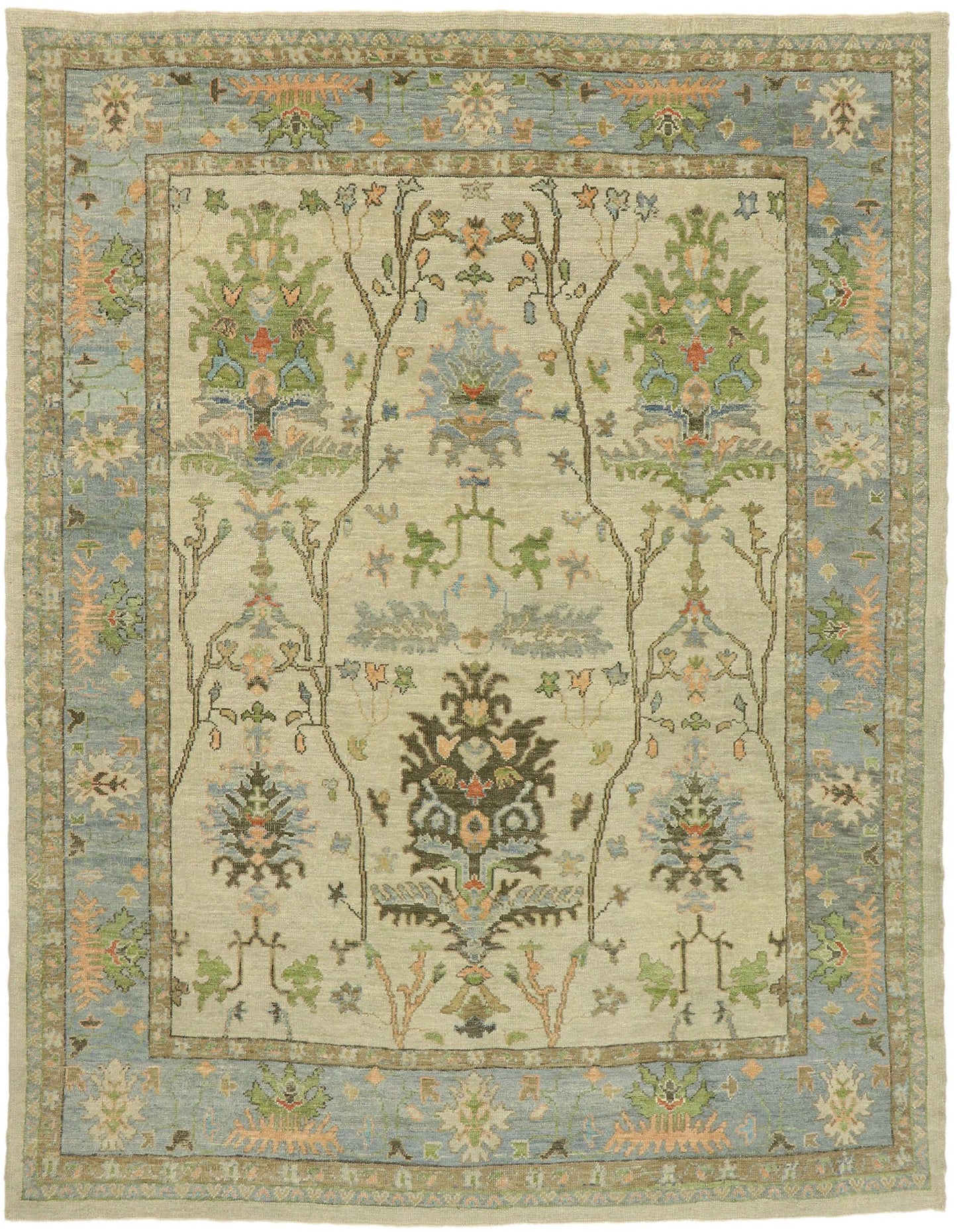 10 x 12 Contemporary Turkish Oushak Rug 52815