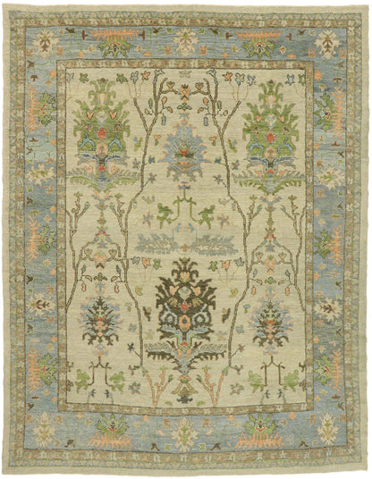 10 x 12 Contemporary Turkish Oushak Rug 52815